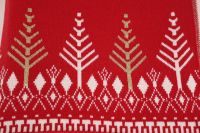 Source usine arbre de Noël tricoté jeter BlanketSherpa jeter couverture pour canapé draps de lit noël flocon de neige jeter couverture
