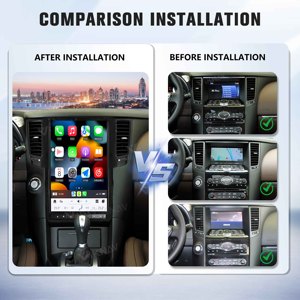 Radio para Auto Viknav con Pantalla Táctil de 14.4 Pulgadas para Infiniti FX35 QX70 2009-2013, Actualización Inalámbrica con Carplay y Android Auto, Unidad Principal Estéreo - Product Image 2