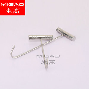 Fourchette à viande épaissie en acier inoxydable Migao avec poignée en bois pour la boucherie et l'utilisation en cuisine - Product Image 5