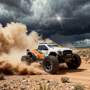 Rlaarlo Omni <span class=keywords><strong>Terminator</strong></span> <span class=keywords><strong>1</strong></span>/10 Monster Truck RC Brushless 4WD RTR in Fibra di Carbonio e Metallo con ESC 60A, Auto Telecomandata 2.4G per Adulti - Product Image 2