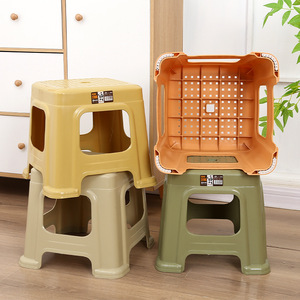 Plastic <b>Stool</b> 280x250x250mm Thickened Home <b>Bathroom</b> Living Room Use - Product Image 2