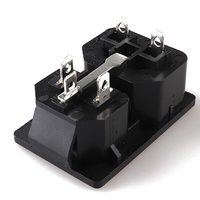Enchufe de Alimentación CA de 5 Pines, Macho y Hembra, 10A 250V, Hecho de Cobre, Nylon y Latón, Compatible con EE. UU. y Australia