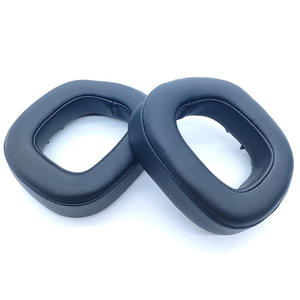 Esponja de espuma viscoelástica cuero pu <span class=keywords><strong>auriculares</strong></span> reemplazo gel almohadillas para los oídos para <span class=keywords><strong>Corsair</strong></span> hs80 RGB - Product Image 1