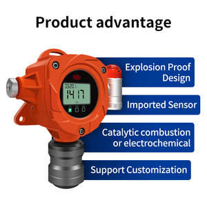 YAOAN D400 Industrial Wall Mounted Combustible Gas Analyzer Manufacturer H2S NH3 SO2 CH4 O2 O3 Ozone Fixed Gas Leak Detector - Product Image 4