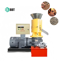 Machine à fabriquer des granulés de biomasse et de bois BBT avec moteur de 11 kW, haute productivité, capacité de 150-200 kg/h, diamètre des granulés de 5-10 mm