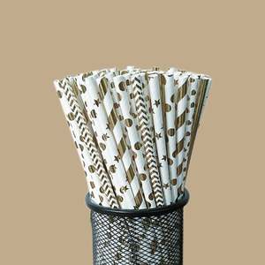 Pajita de Papel de Gran Tamaño a Precio de Fábrica, Embalaje Individual Personalizado, Entrega Rápida, Pajita de Papel Marrón de Verano - Product Image 5