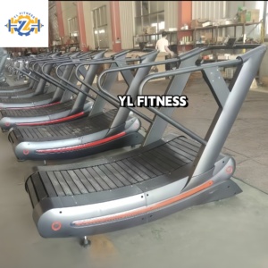 YL-T004 Usine Fabricant ticari ekipman De Gymnastique Fitness Woodway Tapis rourouincurvé salsalle De Sport - Product Image 4