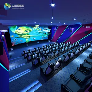 Gelukkig Amusement Auto/Helikopter/Ski-Simulator Virtueel Spel 5d Cinema Blauwe Films Voor Koppels