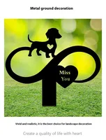Plaque commémorative pour chien, accessoires funéraires pour animaux de compagnie pour cimetière et jardin