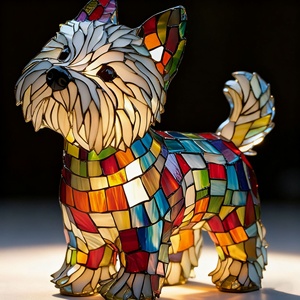 Lampe de nuit LED en résine style dessin animé, série animaux (chien teckel, chat, chien), lampe décorative créative en forme de statue animale, pour un intérieur douillet - Product Image 3