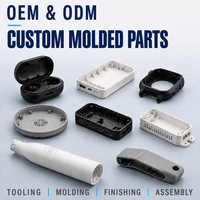 Composants en plastique moulés par injection sur mesure, usine OEM ODM, ABS PC POM haute précision pour boîtiers électroniques, fournisseur Chine