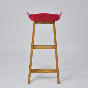 Jambe en bois Offres Spéciales PP EN PLASTIQUE court café restaurant <span class=keywords><strong>pas</strong></span> <span class=keywords><strong>cher</strong></span> tabouret <span class=keywords><strong>de</strong></span> <span class=keywords><strong>bar</strong></span> <span class=keywords><strong>chaise</strong></span> <span class=keywords><strong>haute</strong></span> - Product Image 5
