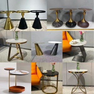 Stainless Steel Side Table Legs Brushed Contemporary Heavy Duty Furniture Leg For Table - Product Image 1