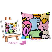 Couette en peluche super douce de 10 cm, vente en gros, OEM