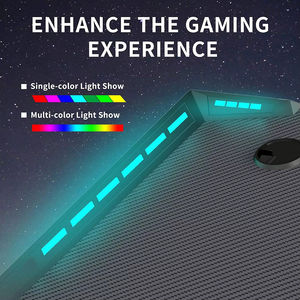 Nouveau <span class=keywords><strong>bureau</strong></span> de jeu en vente chaude, échantillon gratuit, <span class=keywords><strong>bureau</strong></span> de jeu pour joueur, table de jeu <span class=keywords><strong>avec</strong></span> <span class=keywords><strong>bureau</strong></span> d'ordinateur RGB <span class=keywords><strong>avec</strong></span> porte-gobelet - Product Image 2