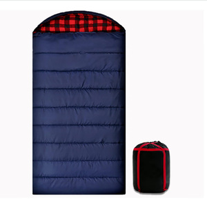 Saco de Dormir Extra Grande y Cálido para Niños y Adultos, Forrado de Franela de Algodón y Nailon, para 4 Estaciones, Clima Frío, Camping, con Clasificación de Cero Grados - Product Image 2