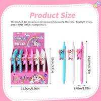 Stylo gel neutre licorne mignon 0,7 mm à séchage rapide, stylo gel kawaii, dessin animé, animal, poupée, papeterie scolaire, cadeau