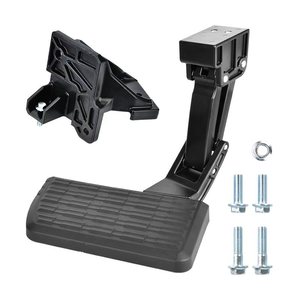Apto para modelos Tundra 2022-2024 con puerta trasera retráctil, escalón trasero y escalón de aluminio para la puerta trasera. - Product Image 2