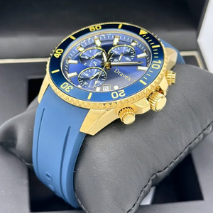 2025年 高級ブランド メンズクォーツ腕時計 ブルーダイヤル 日本製ムーブメント カレンダー 防水100M BOSST腕時計 男性用 - Product Image 3