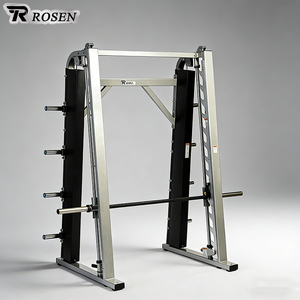 Machine Smith Verticale ROSEN Robuste pour Entraînement Commercial en Salle de Sport (Squat et Presse) - Product Image 1