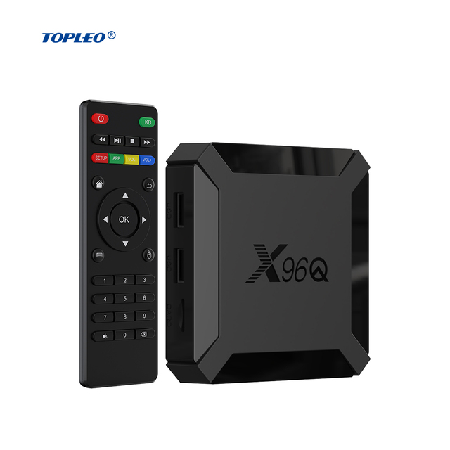 Topleo Android Tv Box 1gb 8gb 2gb 16gb Allwinner H313 Wifi X96q Android 10.0 Smart 4k Tv Box X96q