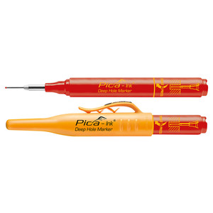 Marcador de agujeros profundos Pica-Ink de 1.5 mm y 150 mm con cinta de tinta roja, etiquetadora ligera de Alemania - Product Image 2