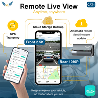 Cámara para Auto VIEVGUARB T229, Doble Lente, Visión Nocturna, WDR, Sensor G, Monitor de Estacionamiento, Grabación en Bucle, Control por Aplicación, GPS, 4G, Nube Integrada