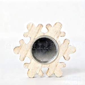 Wood Candlestick Holder Christmas <b>Tree</b> <b>Star</b> Snowflake Heart Shape MDF Home Decoration <b>For</b> Holiday Gift - Product Image 4