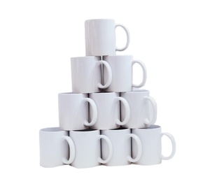 Tazas de Cerámica Blanca de 11 oz al por Mayor, Personalizables con Recubrimiento para Sublimación, para la Vuelta al Cole - Product Image 1