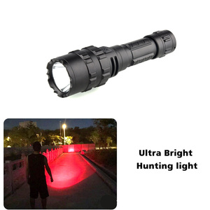 High Power Hunting Camping Compact LED Flashlight <b>USB</b> Rechargeable Waterproof Remote Pressure <b>Switch</b> and Color Filters - Product Image 6