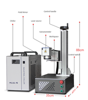 Machine de marquage laser UV 5W 10W 15W haute précision de table pour le marquage de logos sur métal, bois, plastique, verre, prise en charge DXF/AI/PLT