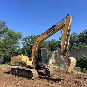 Occasion pour excavatrice sur chenilles SY135C 13,5 tonnes, forte puissance de creusement, moteur Isuzu, pompe hydraulique, boîte de vitesses, PLC - Product Image 2