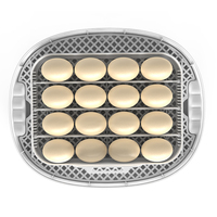 WONEGG Nouvelle Arrivée Entièrement Automatique Incubateur Éclosoir pour Œufs de Volaille, Cailles, Oies et Canards
