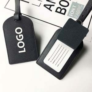 Juego de Tarjetas de Embarque de Piel Sintética PU Multicolor al por Mayor con Correa Personalizada con LOGO y Etiqueta de Equipaje de Papel – Regalos Novedosos - Product Image 1