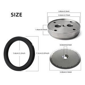 Kit de Ajuste para Cafetera, Filtro de Ducha de Precisión GA200NT, Junta de Silicona, Soporte de Acero Inoxidable, Compatible con <span class=keywords><strong>Gaggia</strong></span> <span class=keywords><strong>Classic</strong></span> - Product Image 4