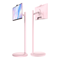 INGSCREEN Televisor LED HDTV Inteligente de 23.8 Pulgadas con Pantalla Táctil LCD, Señalización Digital Android Portátil en Vivo