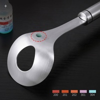 Transhome Sendok Pembuat Bakso, Peralatan Dapur Stainless Steel Tidak Lengket Kreatif Pembuat Bola Daging