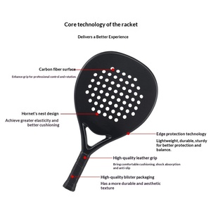 <span class=keywords><strong>Raquette</strong></span> <span class=keywords><strong>de</strong></span> paddle-tennis en fibre <span class=keywords><strong>de</strong></span> carbone en forme <span class=keywords><strong>de</strong></span> <span class=keywords><strong>goutte</strong></span>, polyester, design créatif personnalisable, légère, durable, <span class=keywords><strong>raquette</strong></span> <span class=keywords><strong>de</strong></span> sport <span class=keywords><strong>d</strong></span>'extérieur - Product Image 2