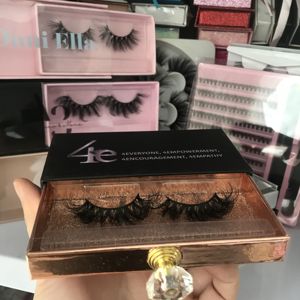 Bande de cils qui ressemblent à des extensions de cils cils de vison de cheveux humains avec des pointes en gros Spiky Wispy Faux Cils - Product Image 2