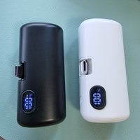 Mini Power Bank 50000 mAh, nouvelle tendance, 2 en 1, 20W, module de charge rapide PD, chargeurs portables 5000 mAh avec support intelligent pour smartphones