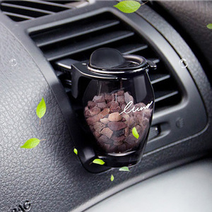 Diffuseur d'arômes créatif en pierre naturelle pour voiture, désodorisant et purificateur d'air pour grille d'aération, aromathérapie automobile - Product Image 3