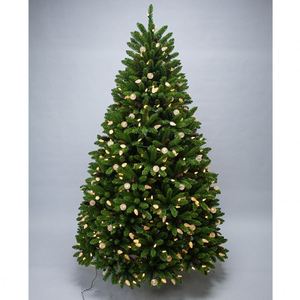 7.5FT Indoor Christmas <b>Tree</b> Easy Assemble Hinged PVC Christmas <b>Tree</b> <b>With</b> Special Premium Shape - Product Image 1