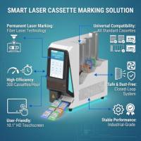Máquina Automatizada de Marcado de Casetes con Láser de Fibra, Pantalla Táctil HD, Impresora de Casetes de Alta Velocidad para Laboratorio de Patología, Sistema LIS