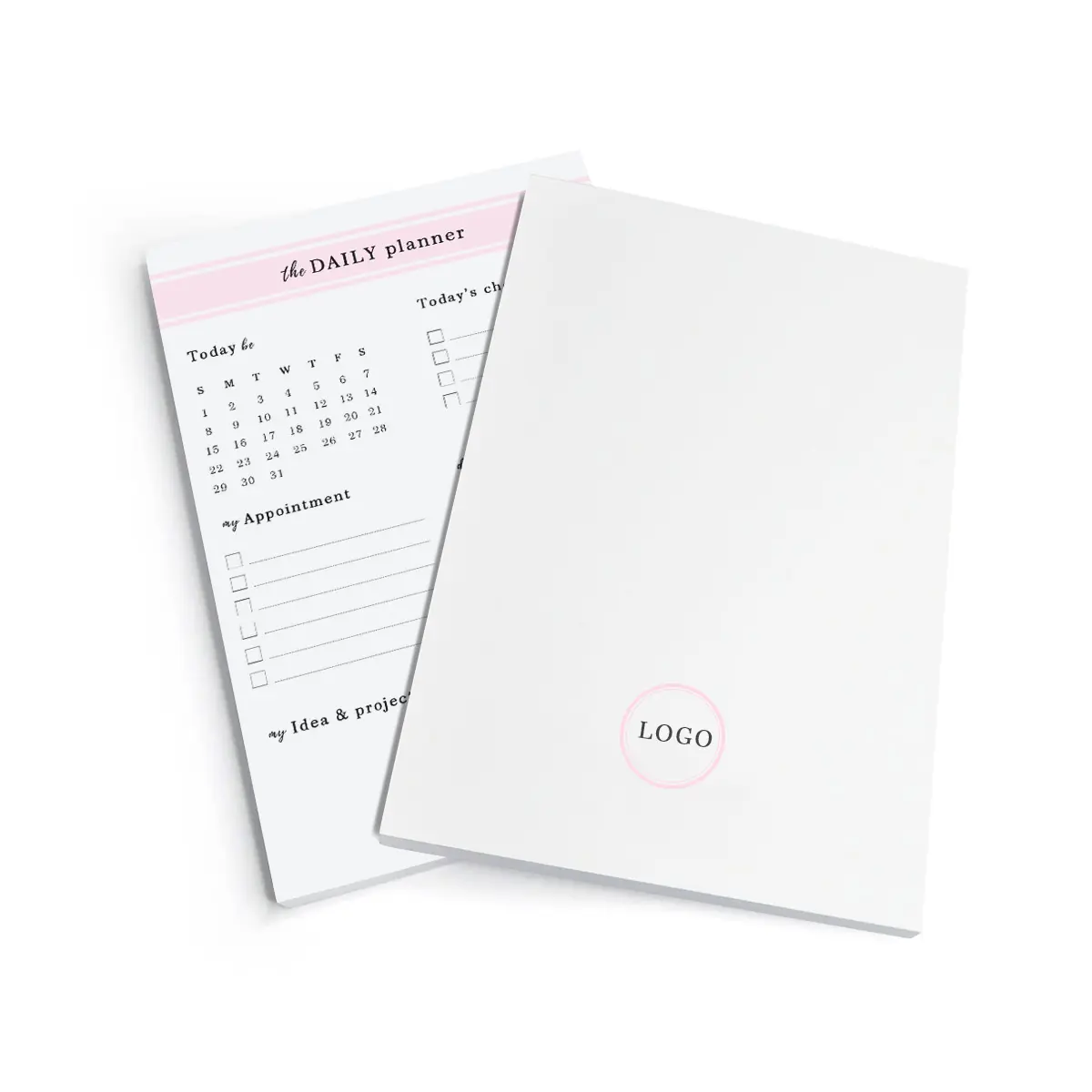 Organisateur de tiroir automatique pour liste de shopping, carnet de notes en plastique pour carnet de notes notes de livret imprimé personnalisé
