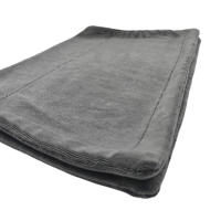 Nouveau produit 2026 : Serviette de séchage ultra-rapide pour voiture en microfibre sans bords 1200-1400 GSM, en tissu nano, pour le nettoyage automobile