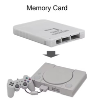 Carte mémoire officielle de 1 Mo pour PS1 - Carte de stockage de données de sauvegarde de jeu