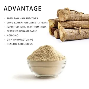 Ashwagandha suplemento <span class=keywords><strong>Bio</strong></span> venta al por mayor 98% polvo Ayurvédico Ashwagandha Etiqueta Privada polvo de extracto de raíz de Ashwagandha - Product Image 2