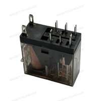 Relay Intermediet Kompak Seri CR-2C Asli CR-2C-DC24V (X) AC230V (XJ) Lampu LED Industri Pemasangan Plug-in/Fix