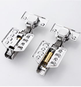 GQK GW257209 Bisagra de Lujo Plateada de Acero Inoxidable para Puerta de Armario, Amortiguador Hidráulico de Resorte Tipo Avión, Apertura Derecha Fácil - Product Image 4