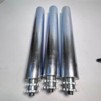 Nouveaux rouleaux de guidage en acier inoxydable galvanisé avec roues dentées en caoutchouc/acier pour lignes de production, personnalisables